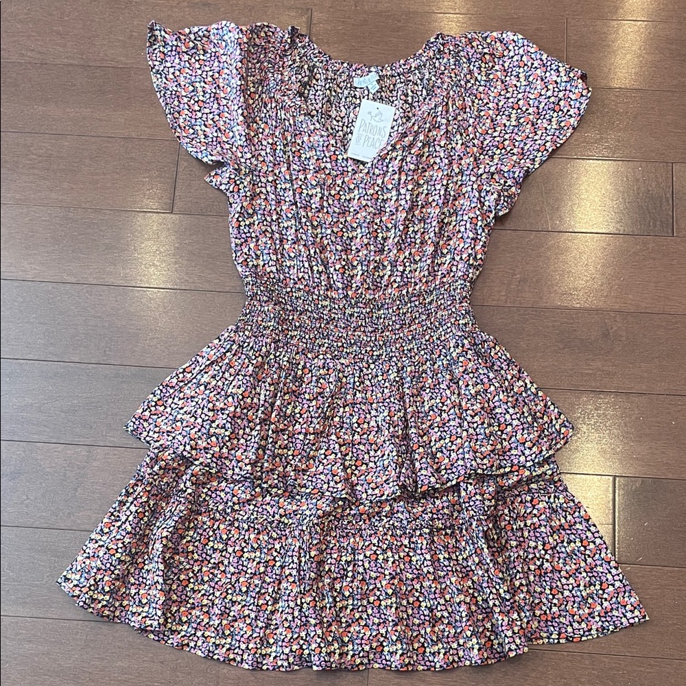 Patrons of Peace Multicolor Floral Dress NEW